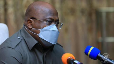 Félix Tshisekedi face aux sénateurs le 5 juin 2021 à Kinshasa